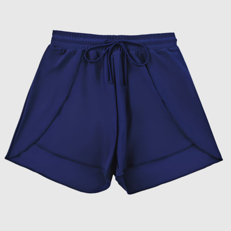 Sportieve shorts met wikkellook