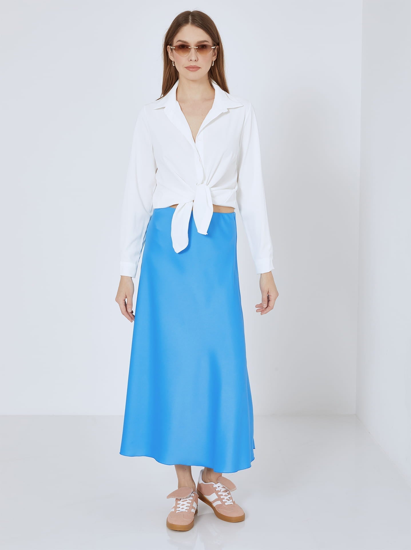 Satijnen Maxi-Rok