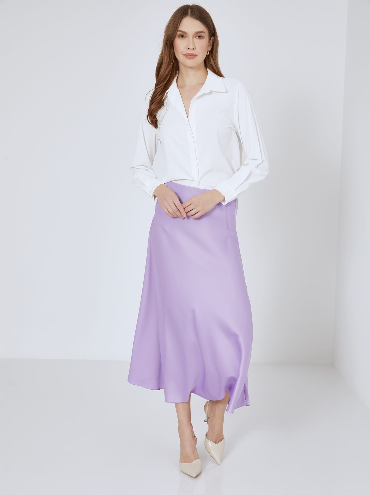 Satijnen Maxi-Rok