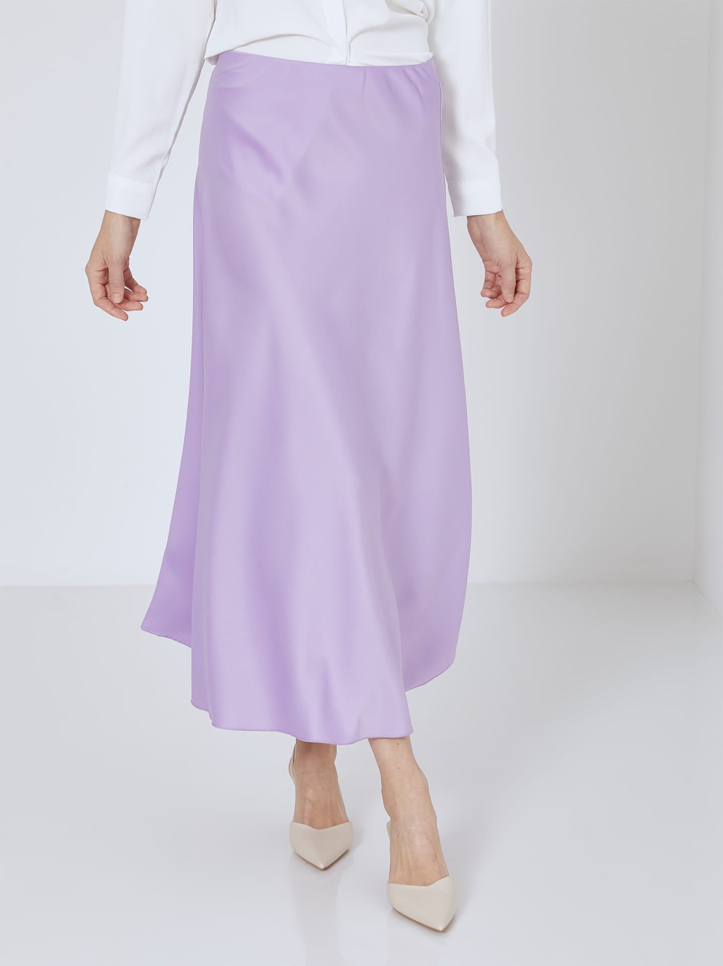 Satijnen Maxi-Rok