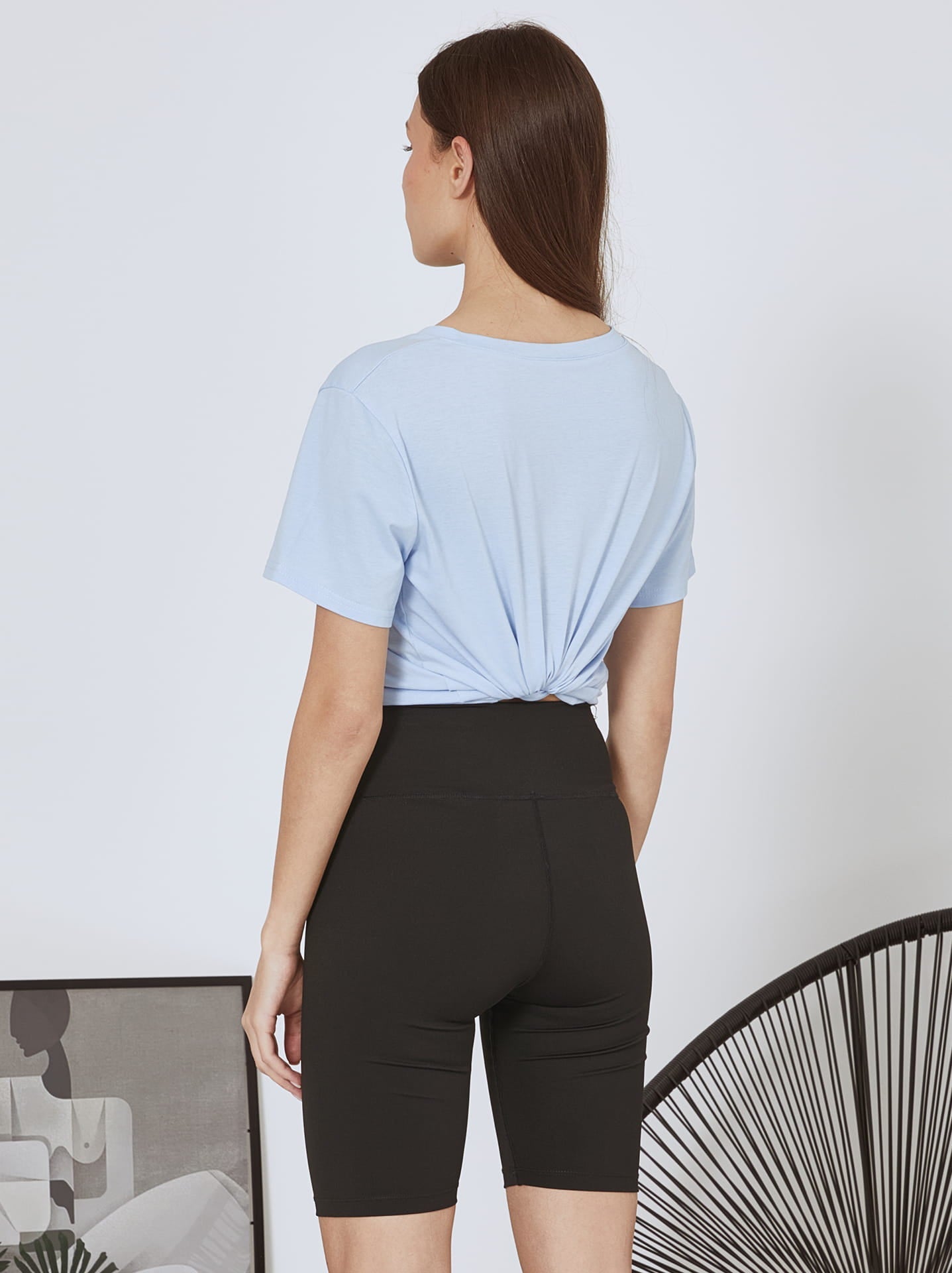Fietsbroek met hoge taille