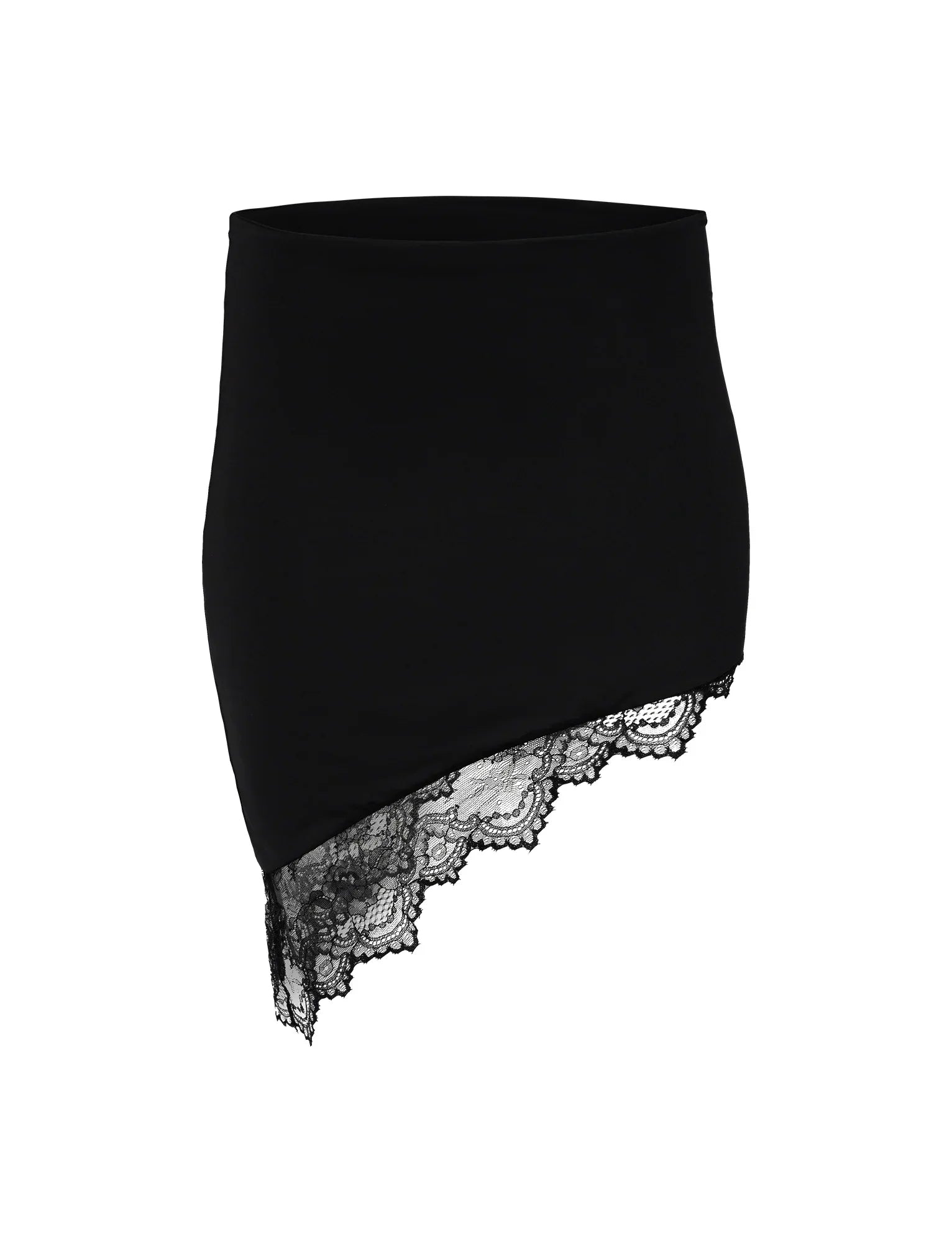 Charlote svart crop top med kjol