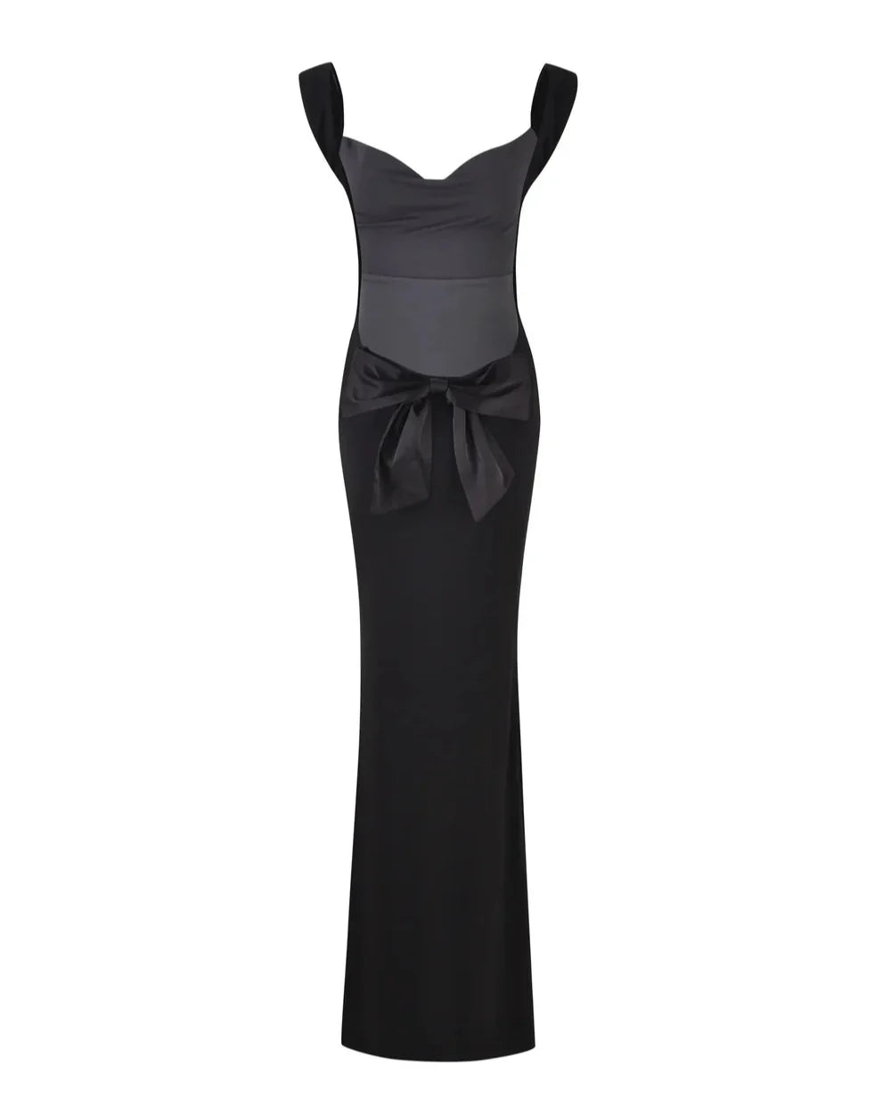Elegante Maxi Jurk met Nauwsluitende Pasvorm