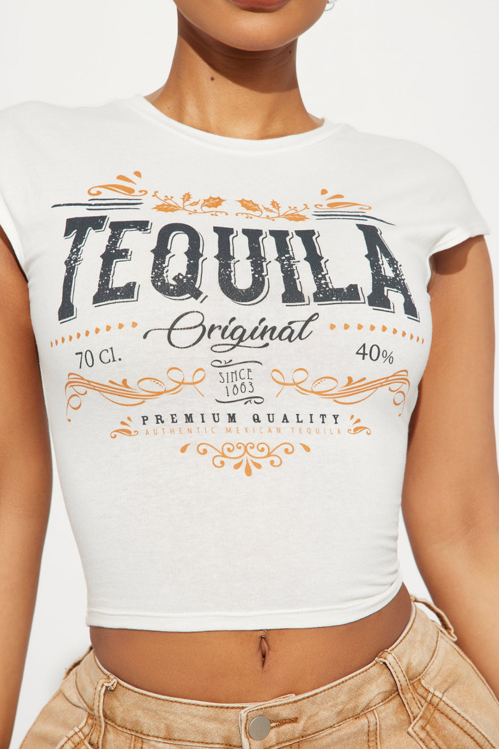 LUNA AANGESLOTEN PRINT T-SHIRT