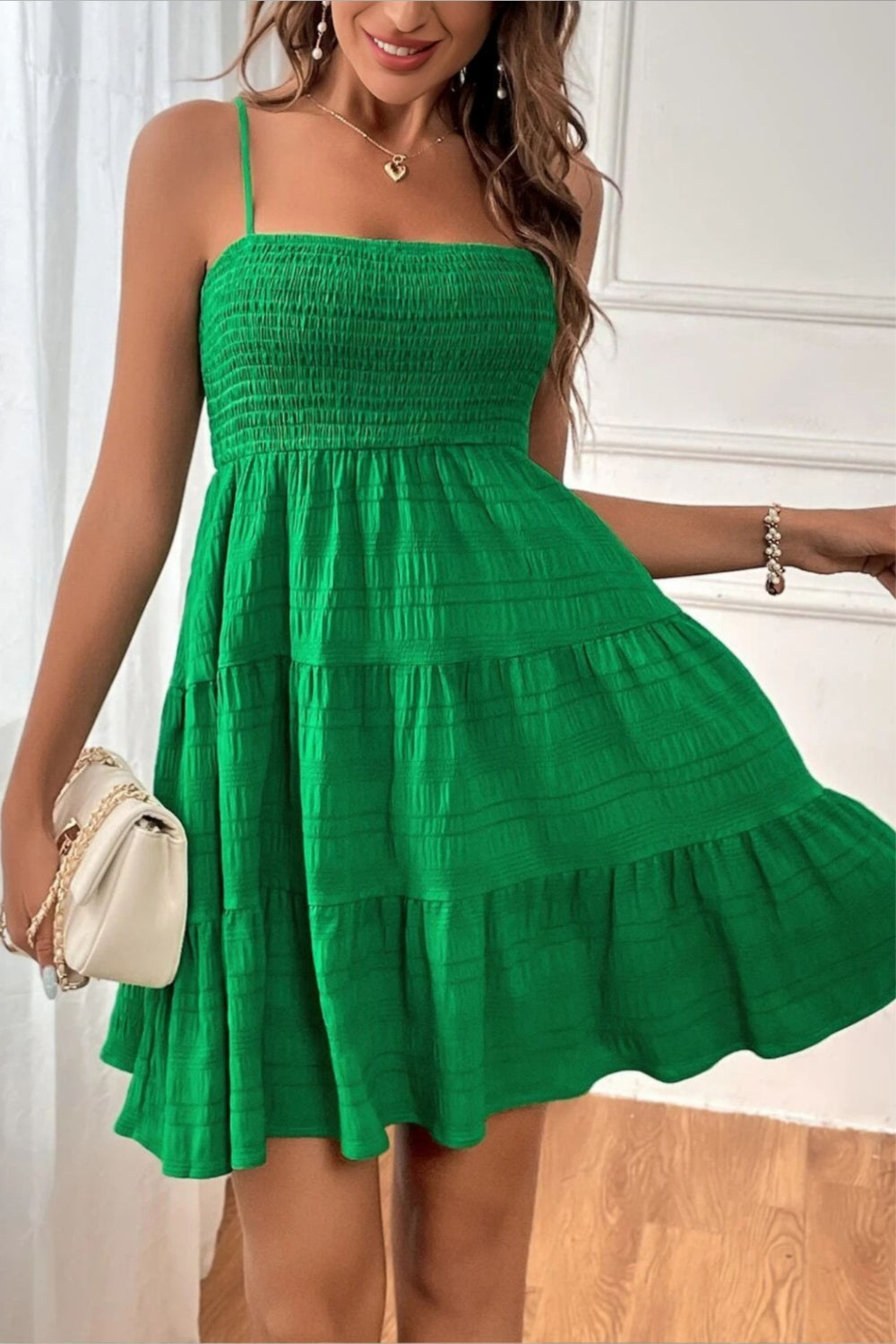 Zomerse Breeze Smock Jurk