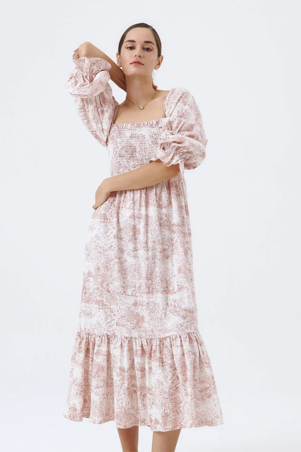 LILITH CHIFFON KORSET JURK