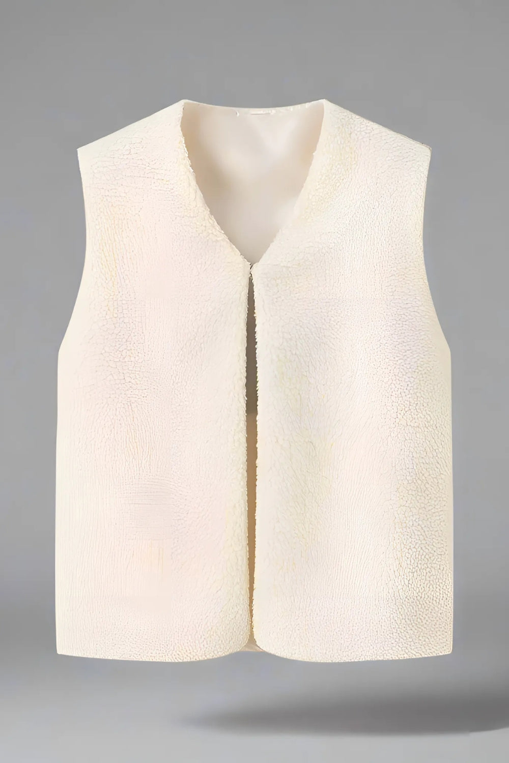 CELINE LAMBSWOOL RONDE HALS VEST