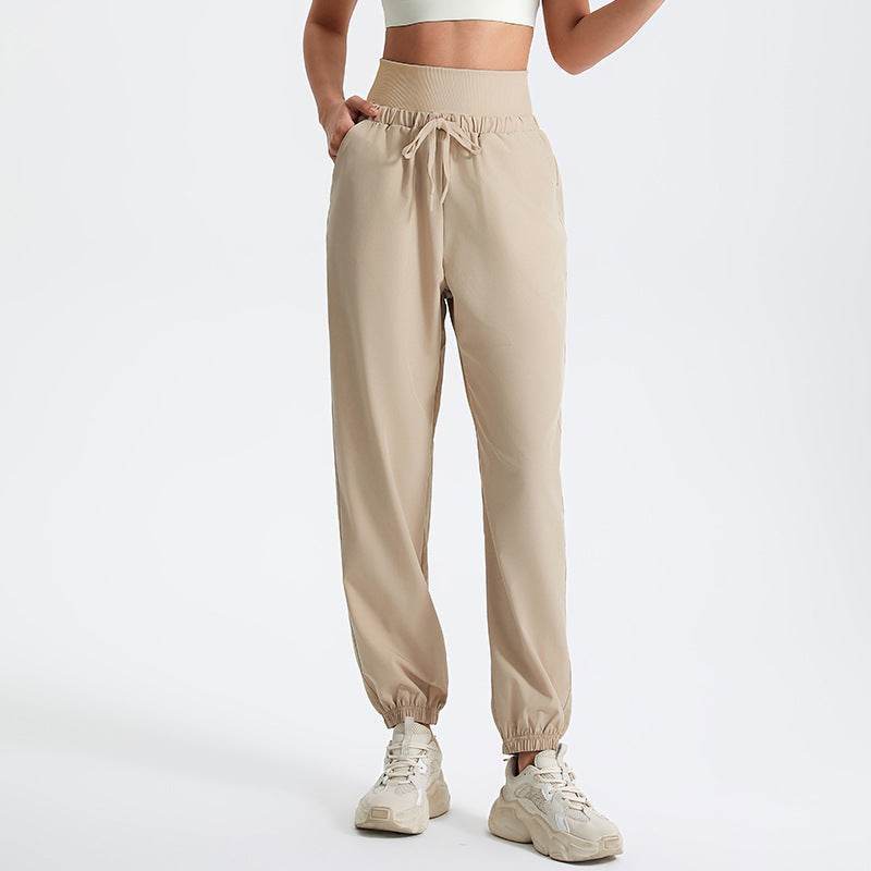 Sportieve Joggingbroek met Hoge Taille