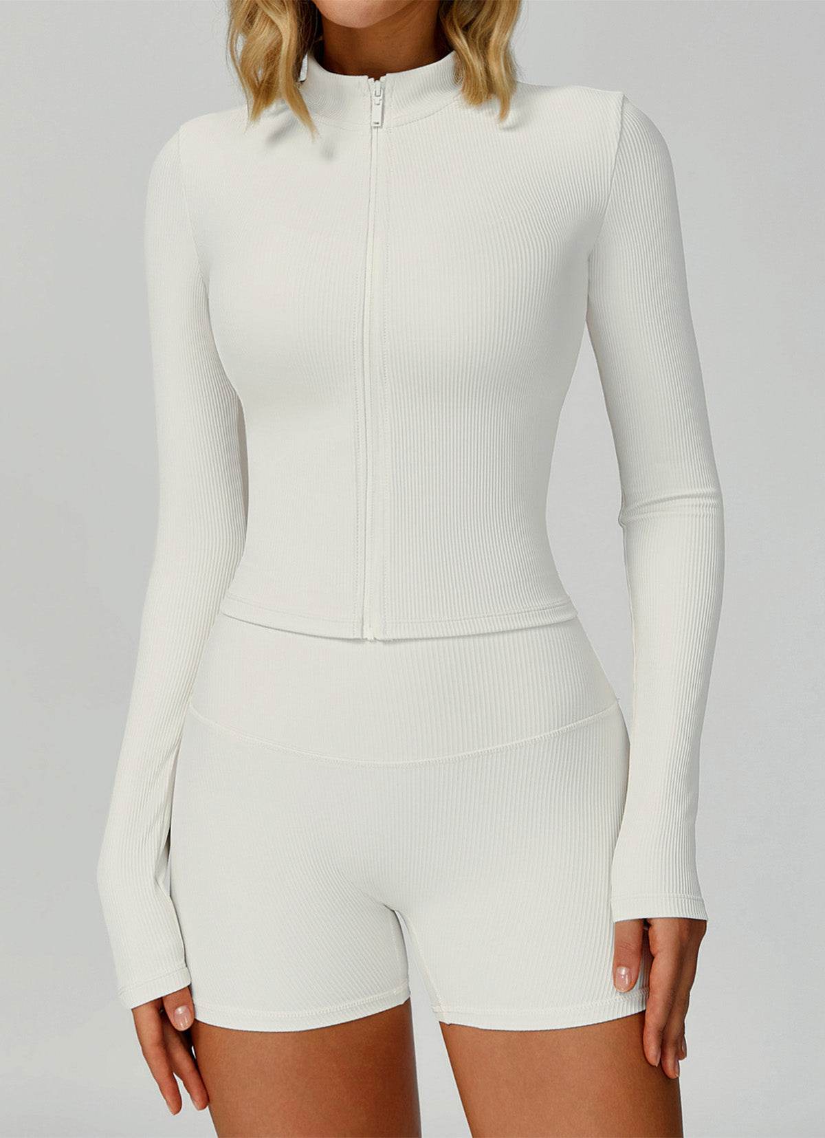 Sportieve Trainingsset – Ritstop en Korte Broek