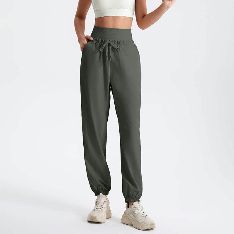 Sportieve Joggingbroek met Hoge Taille
