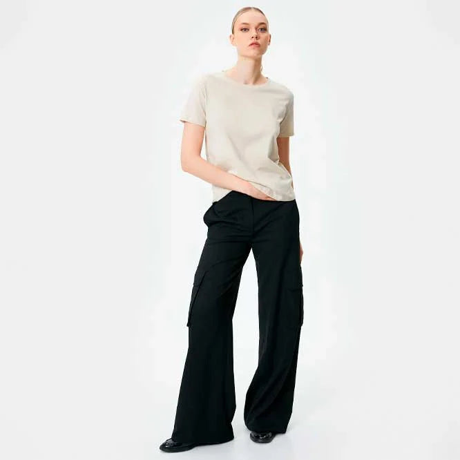 Basic T-shirt met Korte Mouwen