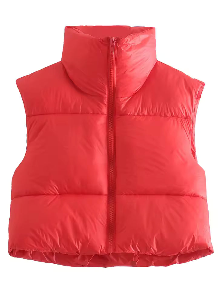 Cropped Gewatteerde Bodywarmer