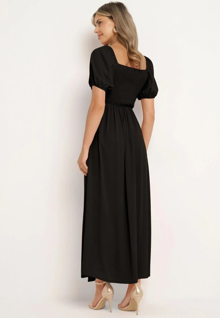Maxi Jurk met Pofmouwen