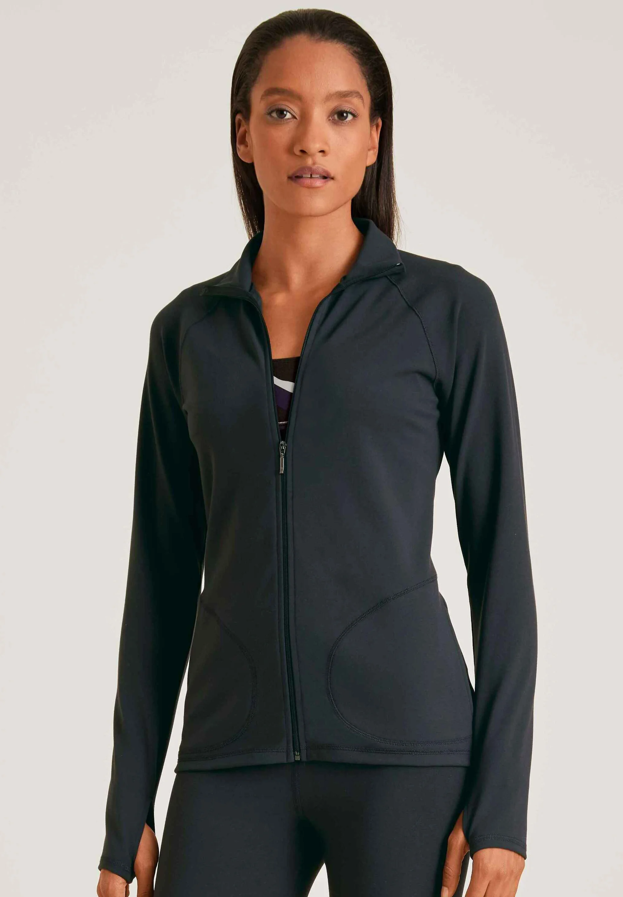 Zwart Sportvest met Rits