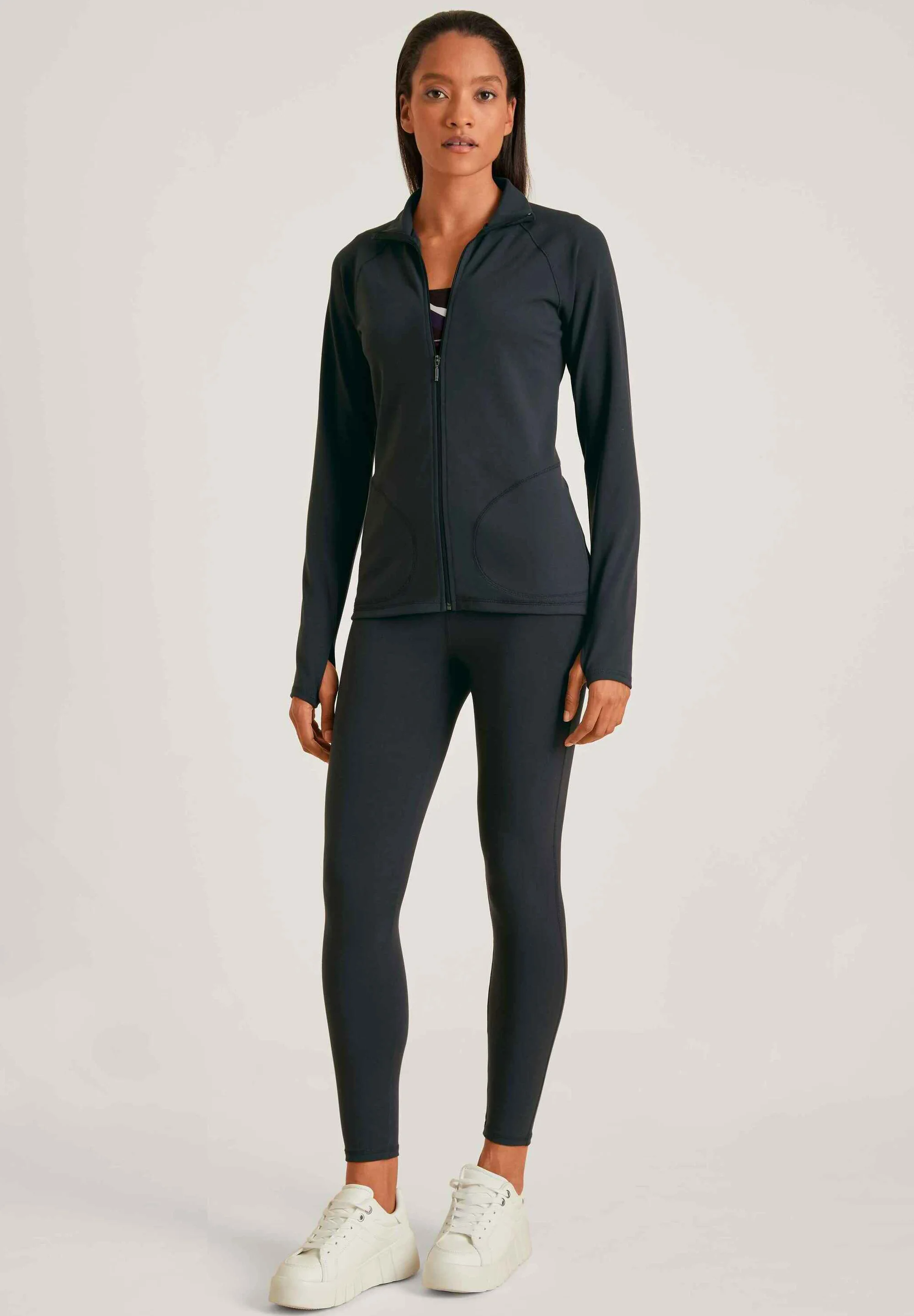 Zwart Sportvest met Rits