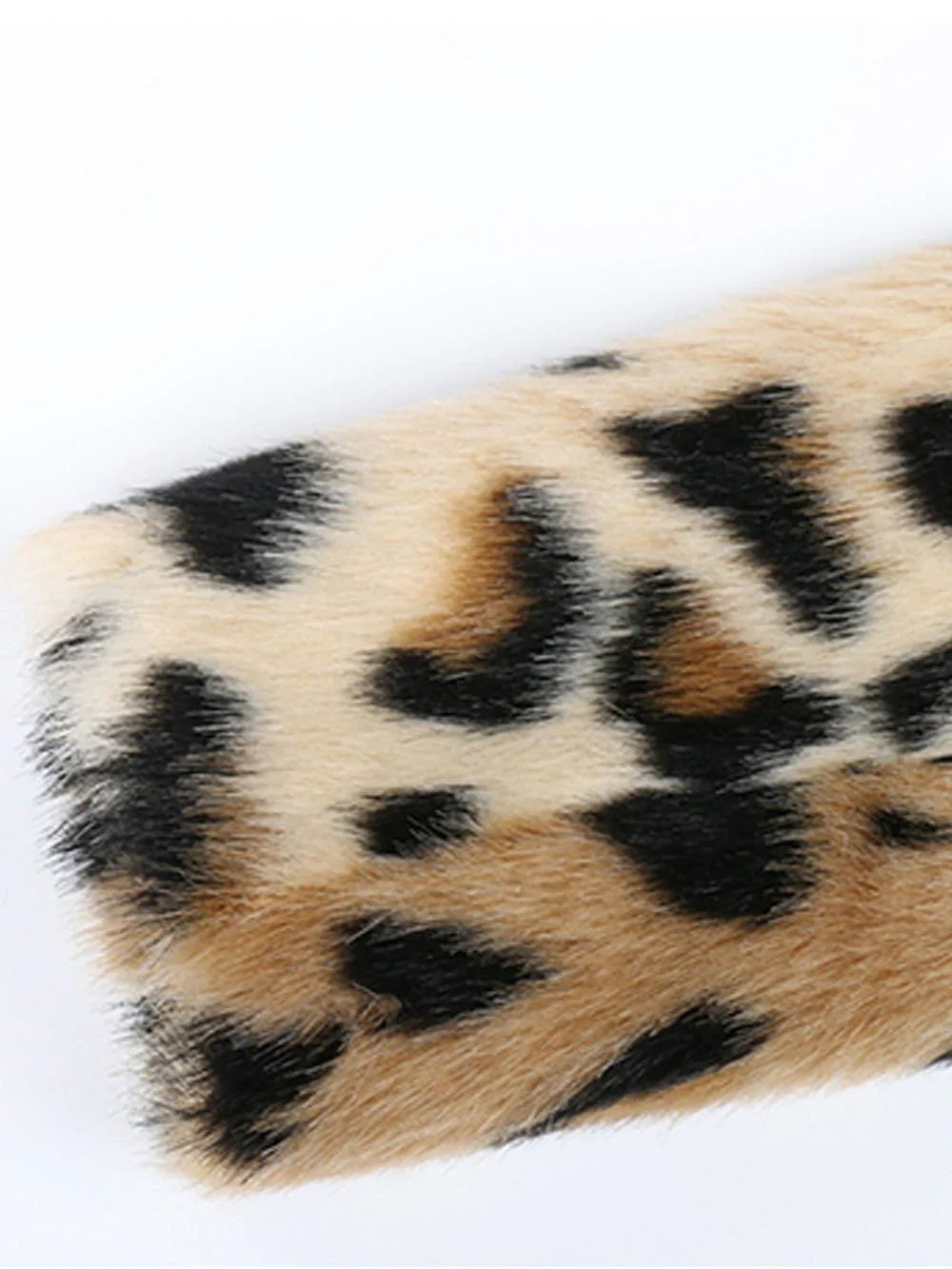 Leopardkavaj i rosa