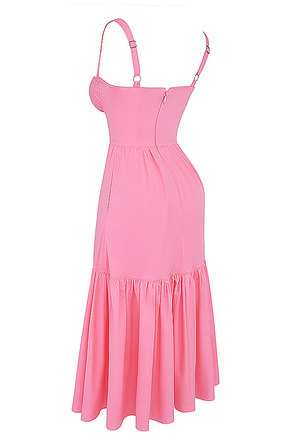 Pink French rosa mini solklänning