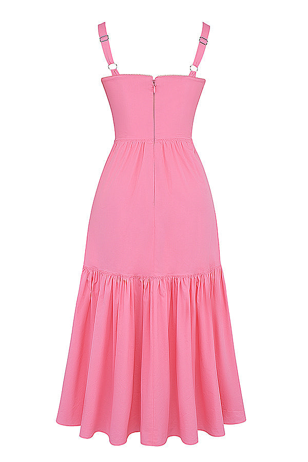 Pink French rosa mini solklänning
